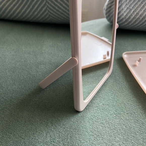 Vintage Mary Kay Travel Baby Pink 2 Side Makeup Mirror Purse Compact Vanity - Picture 7 of 13